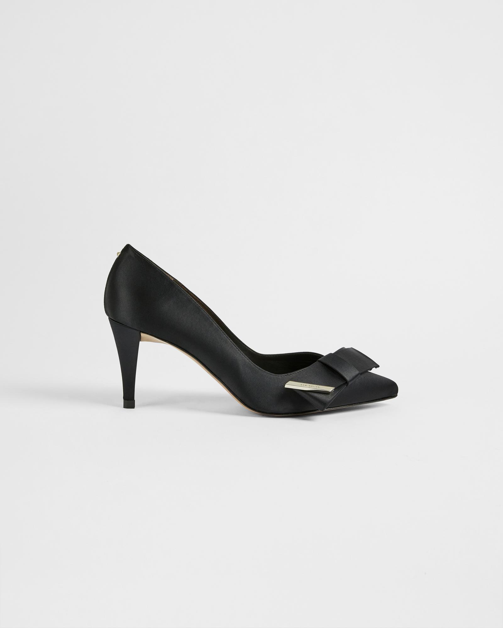 Escarpins en daim talons carrés 7 cm Daim Ted Baker en coloris Noir Femme Chaussures Chaussures à talons Escarpins 